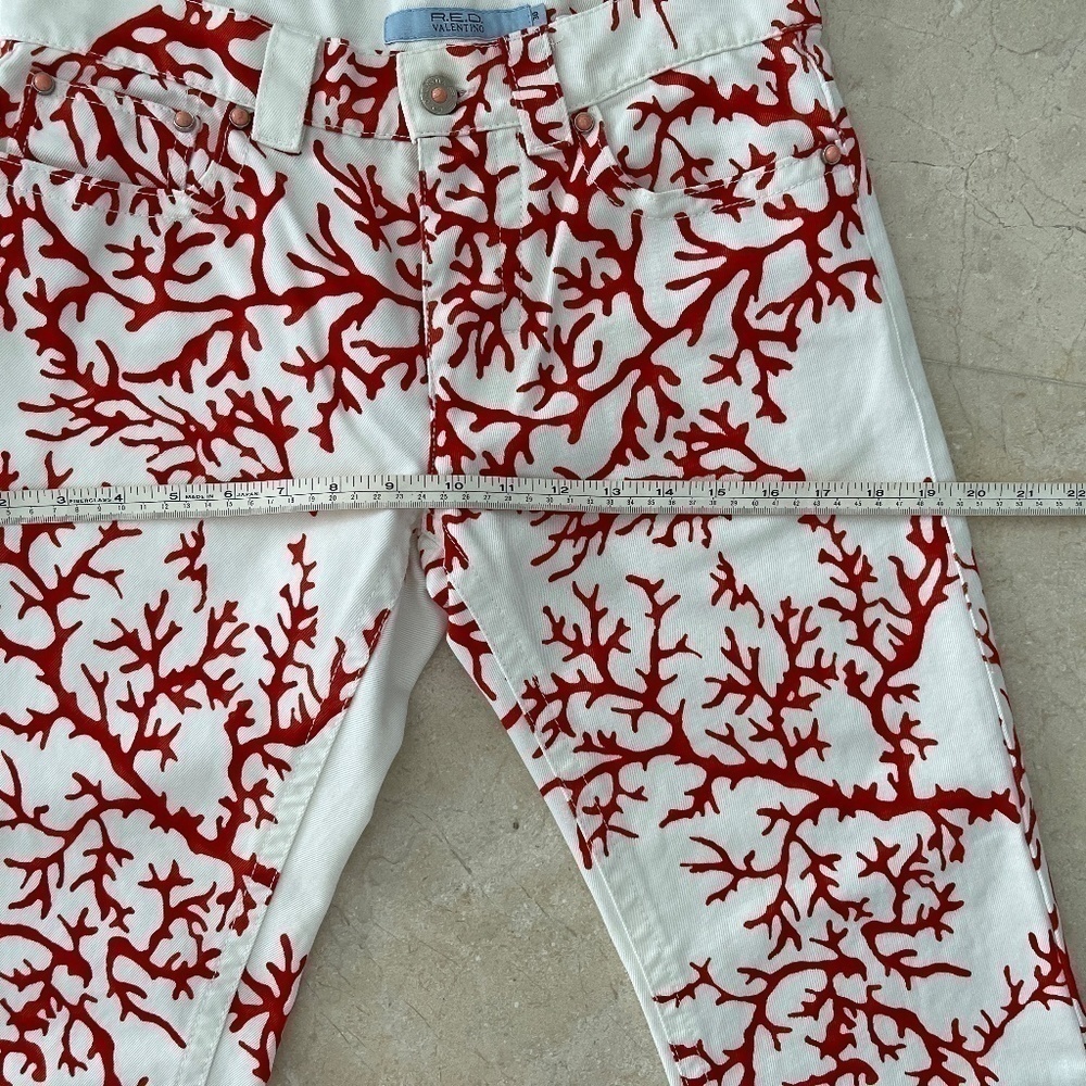 VALENTINO Red Pants - Denim - Picture 9 of 11